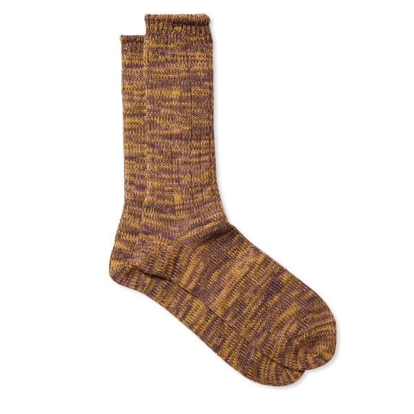 Anonymous Ism 5 Colour Mix Crew Sock (Brown)