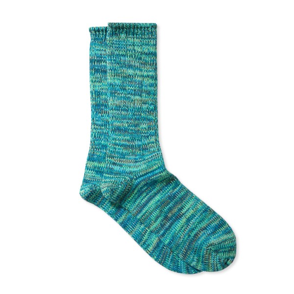 Anonymous Ism 5 Colour Mix Crew Sock (Green)