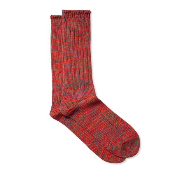 Anonymous Ism 5 Colour Mix Crew Sock (Red)