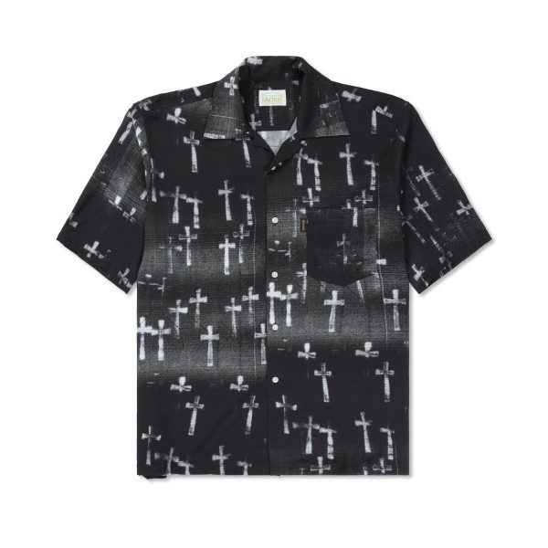 Aries Graveyard Hawaiian Shirt (Black)