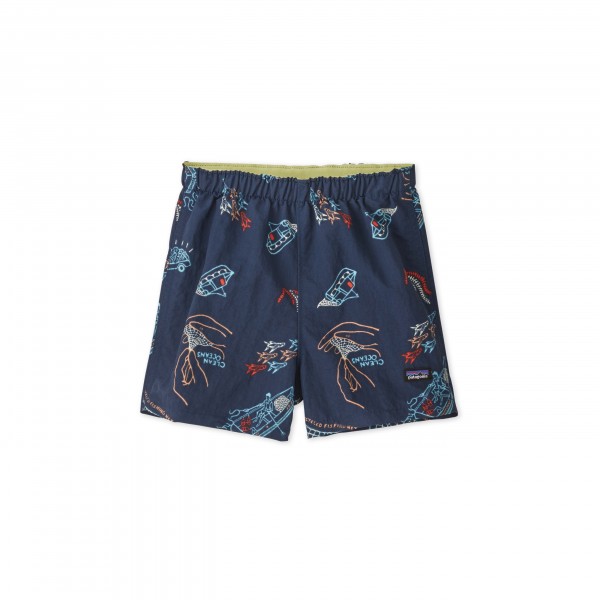 Baby Patagonia Baggies Shorts (Clean Currents: Tidepool Blue)