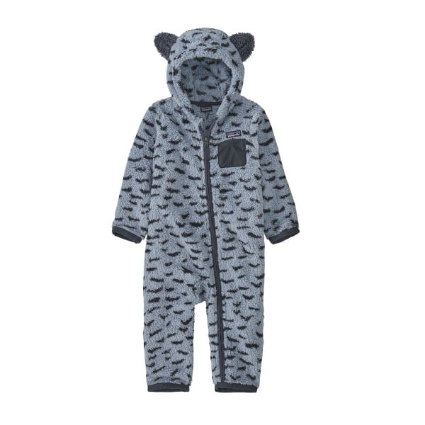 Baby Patagonia Furry Friends Bunting (Snowy: Light Plume Grey)
