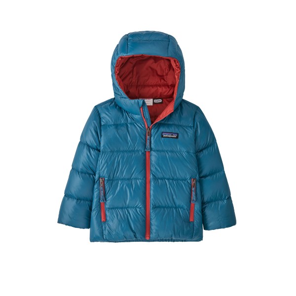 Baby Patagonia Hi-Loft Down Sweater Hoody Jacket (Wavy Blue)