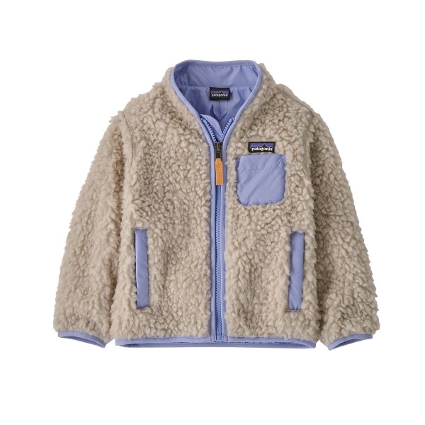 Baby Patagonia Retro Fleece Jacket (PACCBET cotton contrast-sleeve T-shirt)