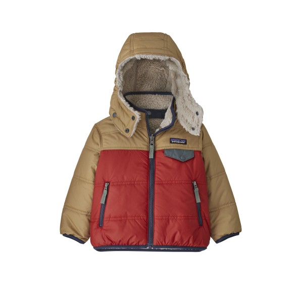 Baby Patagonia Reversible Tribbles Hoody (Touring Red)