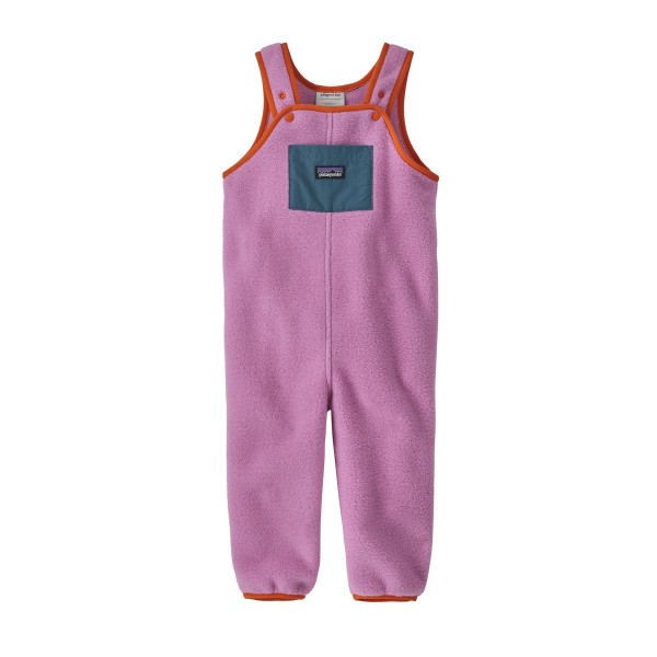 Baby Patagonia Synch Overalls (Marble Pink)