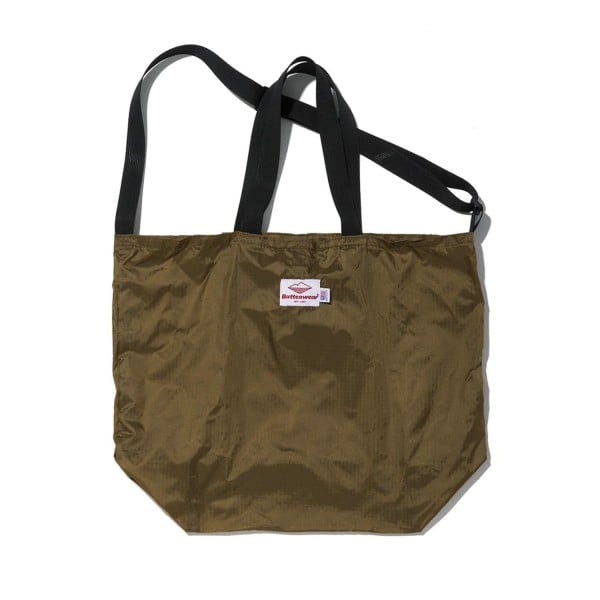 Battenwear Packable Tote Bag (Tan x Black)