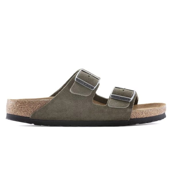 Birkenstock Arizona Suede Leather Regular Fit (Thyme)