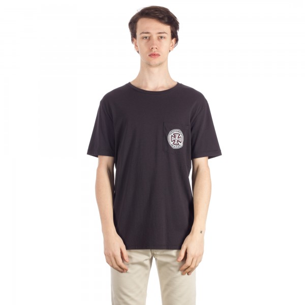 Brixton Fillmore Pocket T-Shirt (Washed Black)