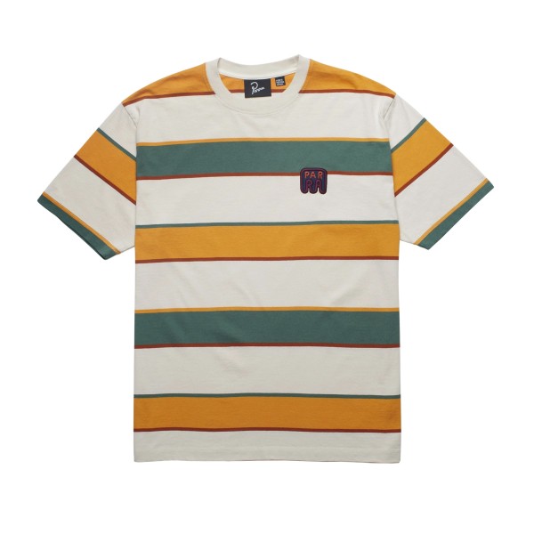 by Parra Fast Food Striped T-Shirt (Burned Yellow)