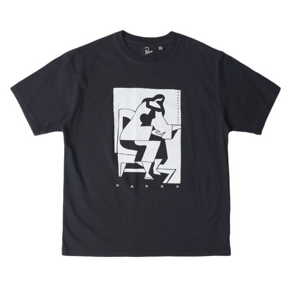 by Parra The Confession T-Shirt (Washed Black)