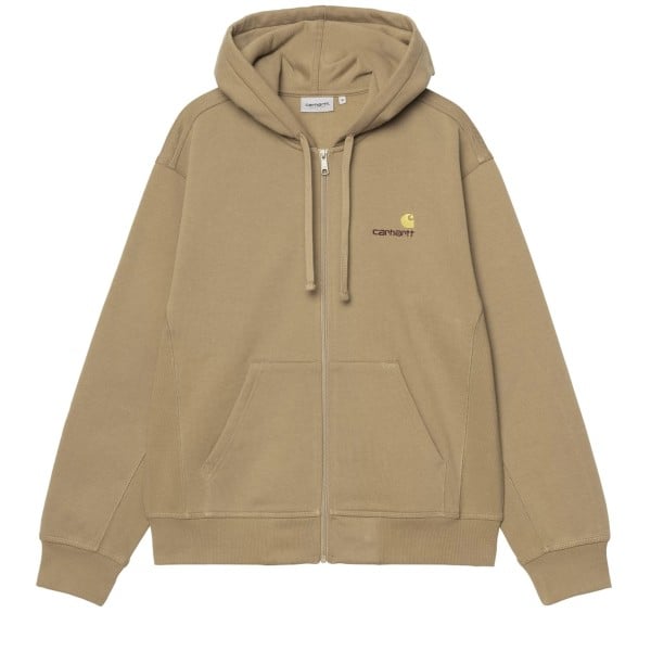 Carhartt WIP American Script Hooded Jacket (Peanut)