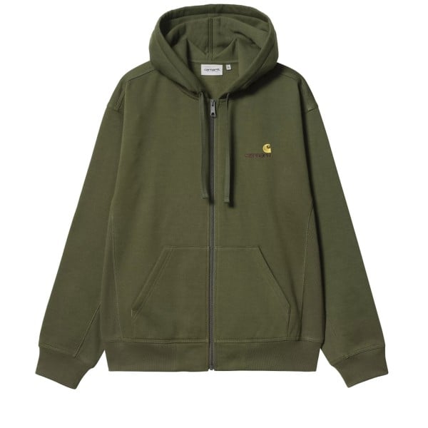 Carhartt WIP American Script Hooded Jacket (Tarragon)