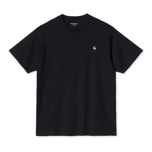 Carhartt WIP American Script T-Shirt (Black)