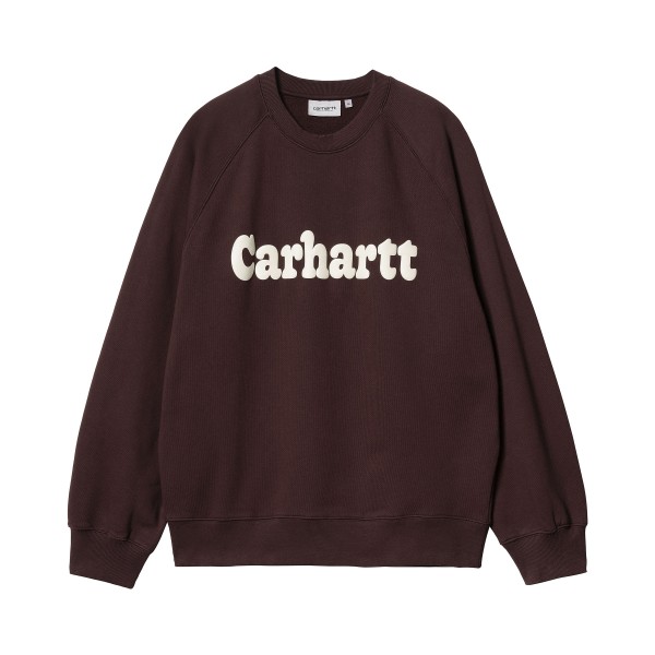 Carhartt WIP Bubbles Crew Neck Sweatshirt (Amarone/Wax)