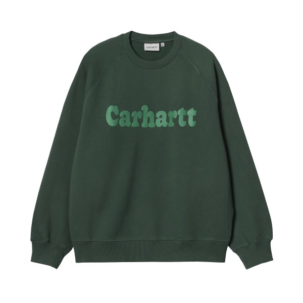 Carhartt WIP Bubbles Crew Neck Sweatshirt (Discovery Green/Green)