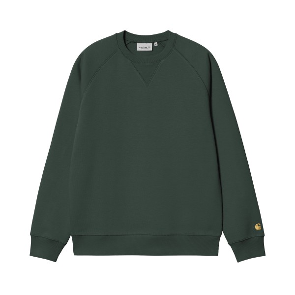 Carhartt WIP Chase Crew Neck Sweatshirt (Discovery Green/Gold)