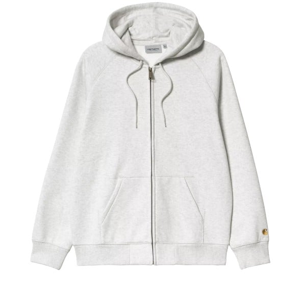 Carhartt WIP Chase Hooded Jacket (Ash Heather/Gold)