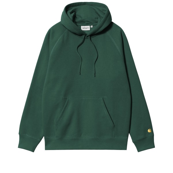 Carhartt WIP Chase Pullover Hooded Sweatshirt (Chervil/Gold)