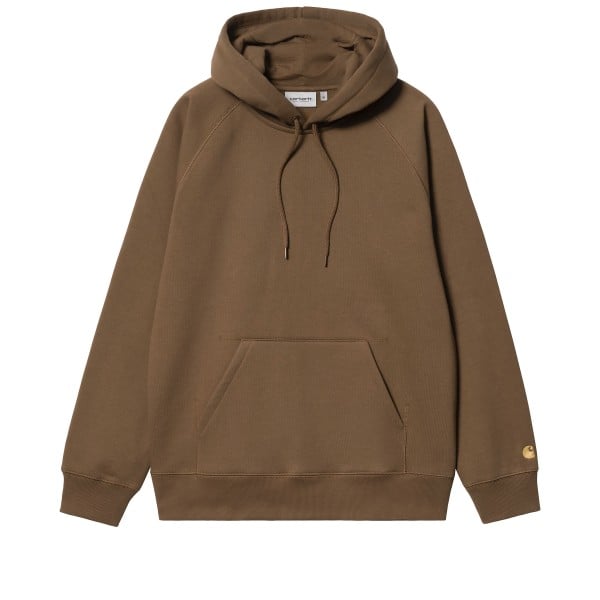 Carhartt WIP Chase Pullover Hooded Sweatshirt (Tamarind/Gold)
