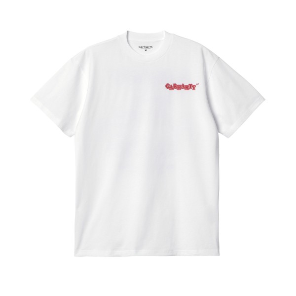 Carhartt WIP Fast Food T-Shirt (White/Red)