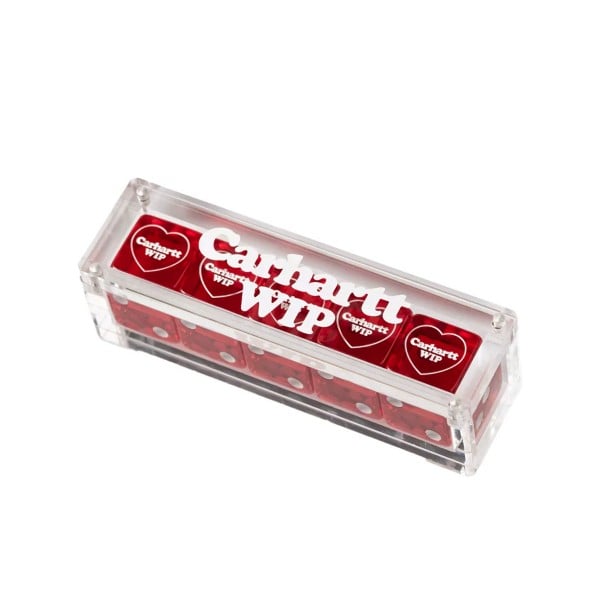 Carhartt WIP Heart Dice Set (Scarlet)