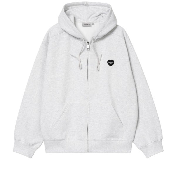 Carhartt WIP Heart II Hartt Hooded Jacket (Ash Heather)