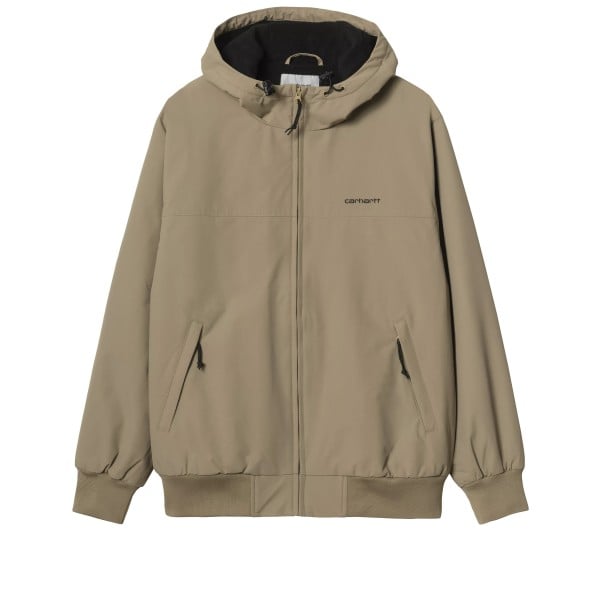 Carhartt WIP Hooded Sail Jacket (Leather/Black)