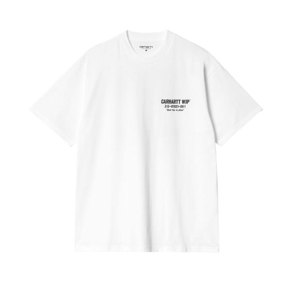 Carhartt WIP Less Troubles T-Shirt (White/Black)