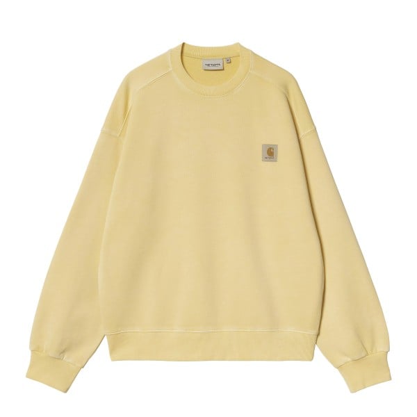 Carhartt WIP Nelson Crew Neck Sweatshirt (Air Yellow Garment Dyed)