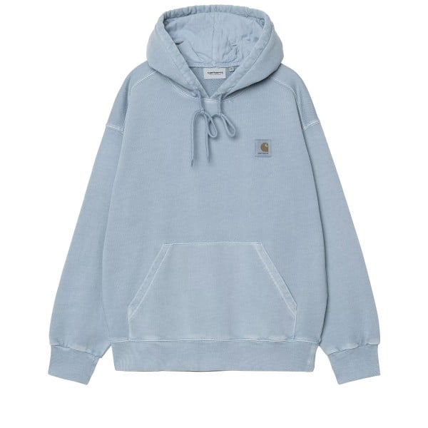 Carhartt WIP Nelson Pullover Hooded Sweatshirt (Clay Blue Garment Dyed)