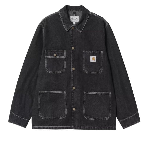 Carhartt WIP OG Chore Coat (Black Stone Washed)