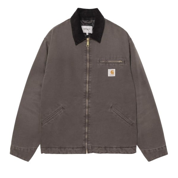 Carhartt WIP OG Detroit Jacket (Tobacco/Black Aged Canvas)
