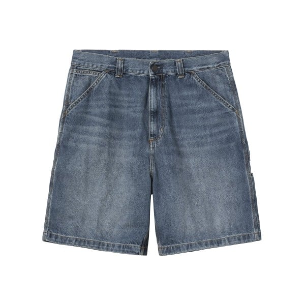 Carhartt WIP OG Single Knee Denim Short (Blue Dark Used Wash)