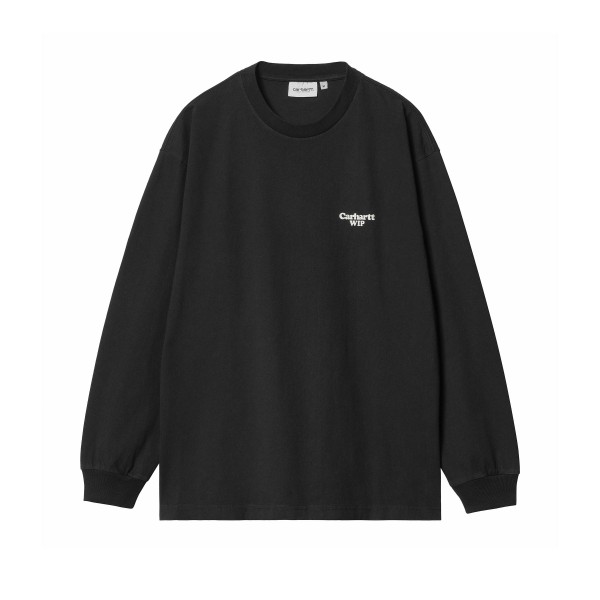 Carhartt WIP Paisley Long Sleeve T-Shirt (Black/Wax)