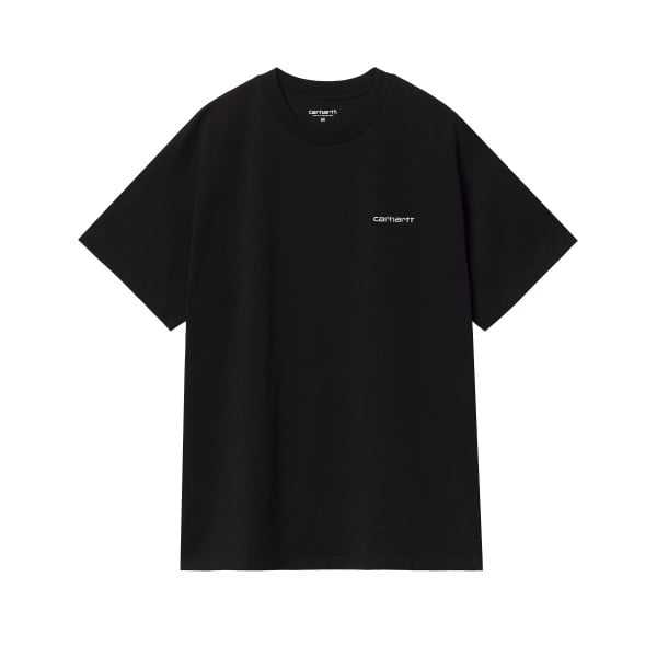 Carhartt WIP Script Embroidery T-Shirt (Black/White)