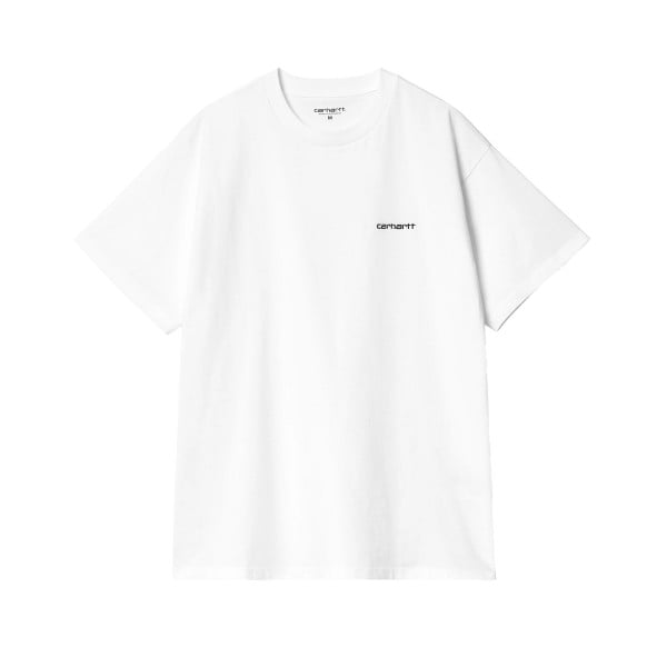 Carhartt WIP Script Embroidery T-Shirt (White/Black)