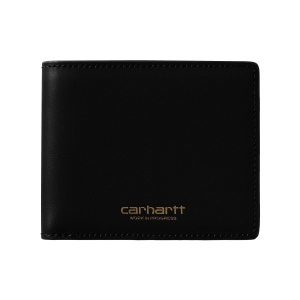 Carhartt WIP Vegas Billfold Wallet (Black/Gold)