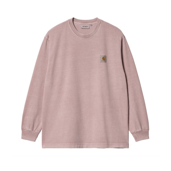 Carhartt WIP Vista Long Sleeve T-Shirt (Glassy Pink)