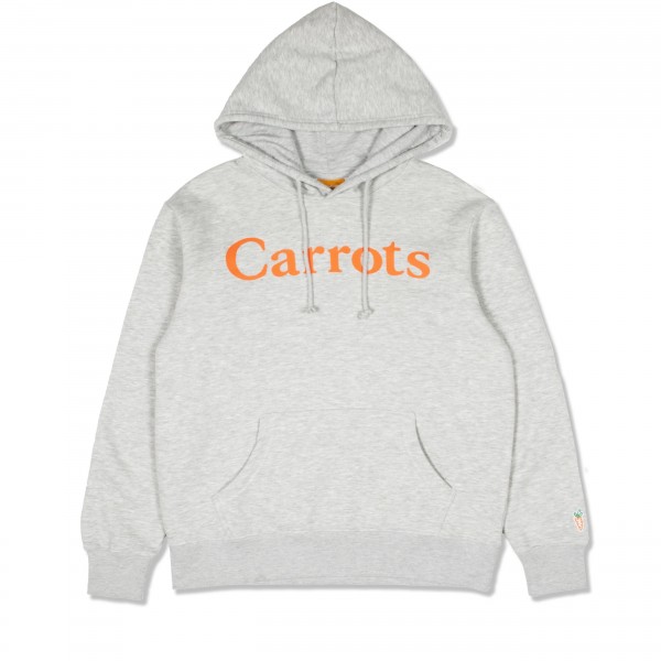 Carrots Wordmark Pullover Hooded Sweatshirt (Grey)