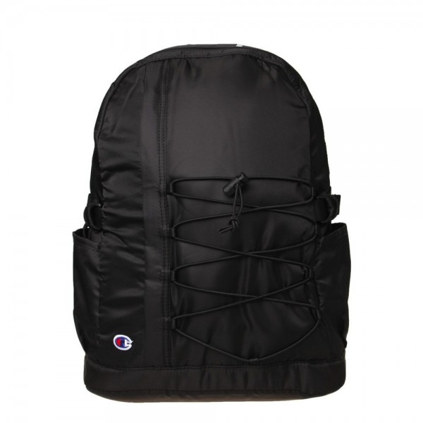 Champion Reverse Weave Lace-Up Logo Backpack (Black)