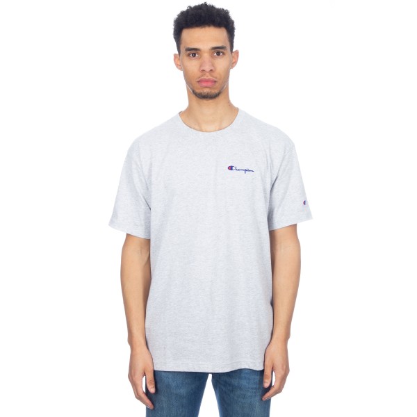 Champion Reverse Weave Oversized Deconstructed Crew Neck T-Shirt (Light Oxford Grey)