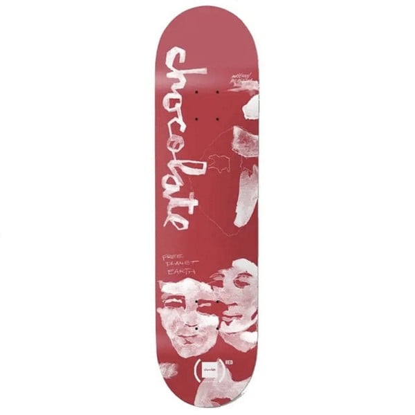 Chocolate Kenny Anderson V2 W41 Skateboard Deck 8.5" (RED)