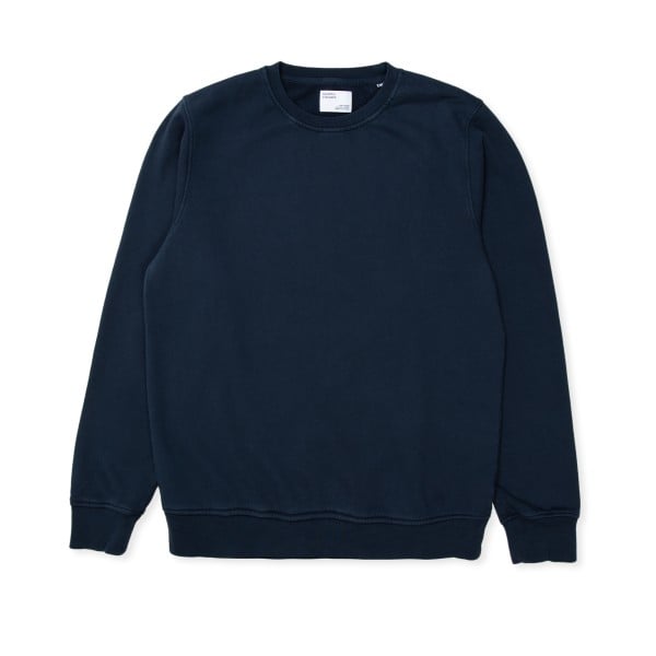 Colorful Standard Classic Organic Crew Neck Sweatshirt (Navy Blue)