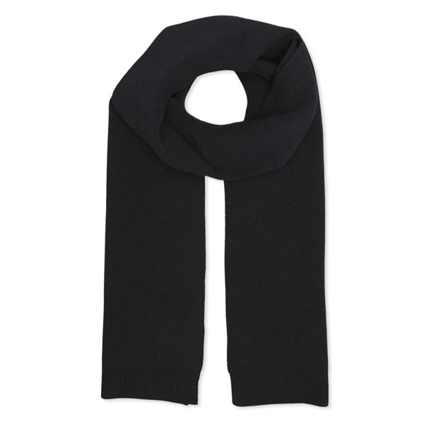 Colorful Standard Merino Wool Scarf (Deep Black)