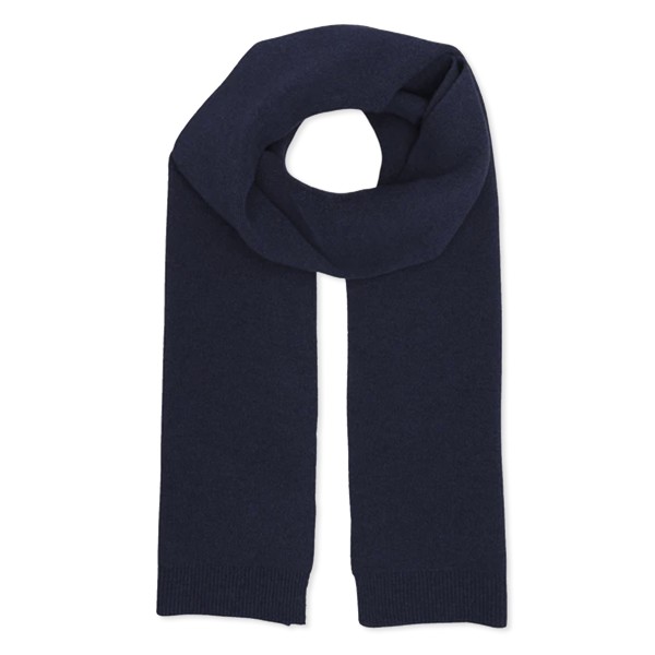 Colorful Standard Merino Wool Scarf (Navy Blue)