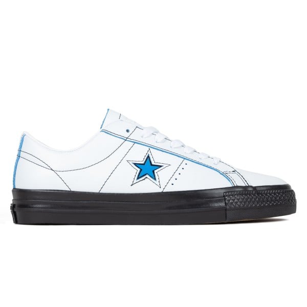 Converse Cons x Eddie Cernicky One Star Pro Ox (White/Black/Kinetic Blue)