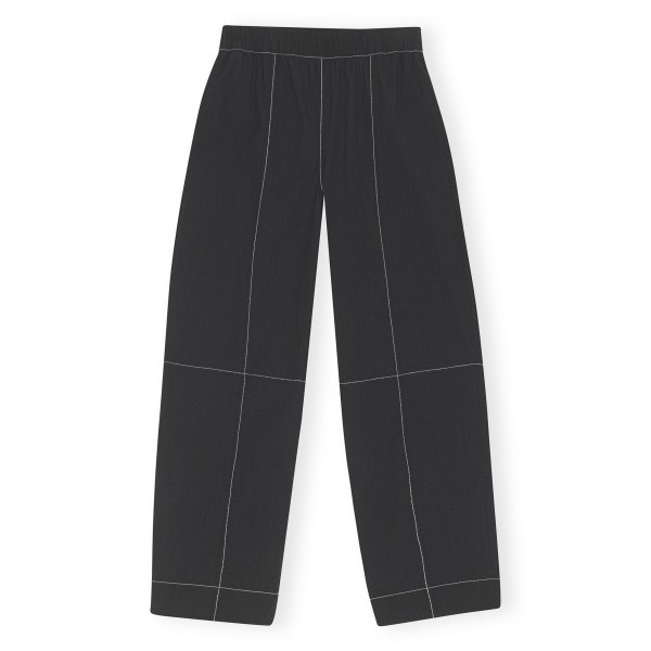 GANNI Elasticated Curve Pants (Black)