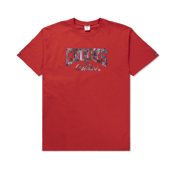 Crooks & Castles Arsenal Core Logo T-Shirt (Red)