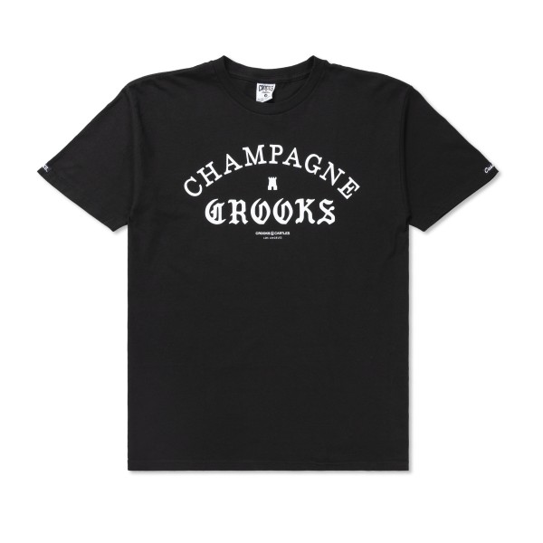 Crooks & Castles Champagne & Cocaine T-Shirt (Black)